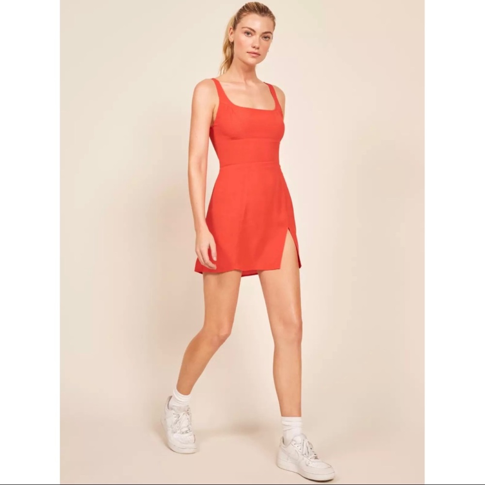 🔥 Reformation Tiegan Dress in Hot Day 🔥